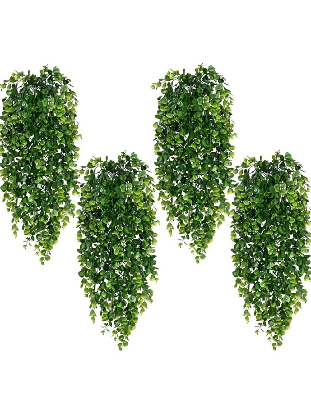 New 4Pcs Fake Hanging Plants 2.7FT Fake Plants Fake Vines Greenery